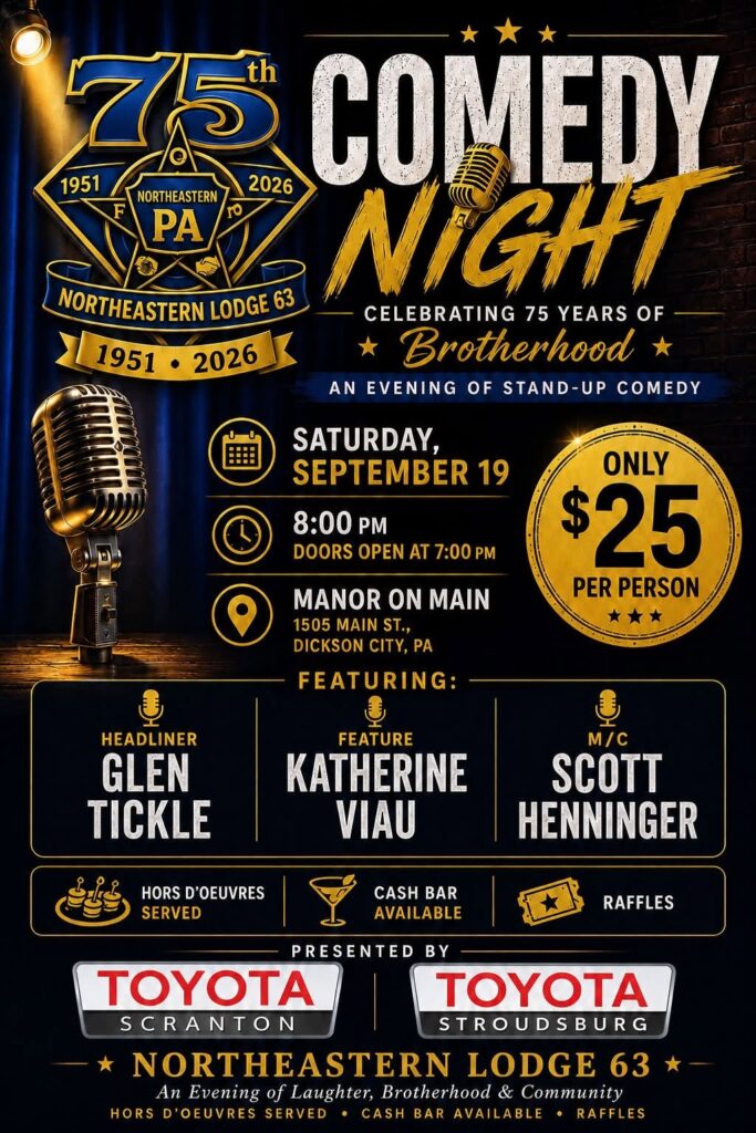 Comedy night, celebrating 75 years!
